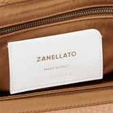 SMALL DOTTA® BAG IN TUMBLED LEATHER BROWN AMARETTO | Zanellato