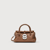 BORSA DOTTA® BABY IN PELLE MARTELLATA BROWN S.ZENO - brown san zeno | Zanellato