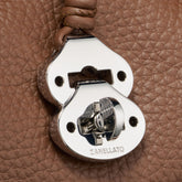 DOTTA® SMALL BAG IN HAMMERED LEATHER BROWN SAN ZENO | Zanellato