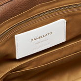 DOTTA® SMALL BAG IN HAMMERED LEATHER BROWN SAN ZENO | Zanellato