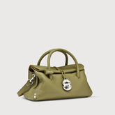 BORSA DOTTA® SMALL IN PELLE MARTELLATA GREEN CANALETTO - Dotta® | Zanellato