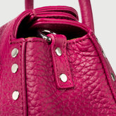 DOTTA® BABY IN PINK DAMASCO HAMMERED LEATHER | Zanellato
