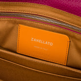 DOTTA® BABY IN PINK DAMASCO HAMMERED LEATHER | Zanellato