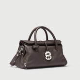DOTTA® S IN PELLE MARTELLATA BROWN CASTEL DEL MONTE | Zanellato