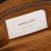 SMALL DOTTA® BAG IN SMOOTH LEATHER BLACK LAVAGNA - Black Lavagna | Zanellato