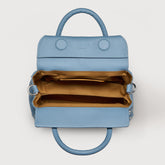 DOTTA® BABY BAG IN SMOOTH LEATHER BLUE ZELANTE | Zanellato
