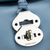 DOTTA® BABY BAG IN SMOOTH LEATHER BLUE ZELANTE | Zanellato