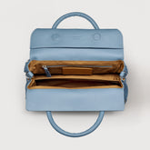 DOTTA® SMALL BAG IN SMOOTH LEATHER BLUE ZELANTE | Zanellato