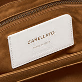 BORSA DOTTA® SMALL IN PELLE LISCIA BROWN SANDALO - Brown Sandalo | Zanellato