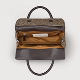 SMALL DOTTA® BAG IN NUBUCK BEIGE LEOPARDO - Beige Leopardo | Zanellato