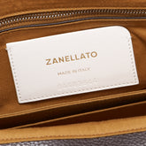 SMALL DOTTA® BAG IN NUBUCK BEIGE LEOPARDO - Beige Leopardo | Zanellato