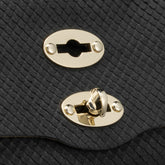 POSTINA® BABY BAG IN AMORETTO BLACK ETNA LEATHER | Zanellato