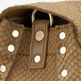 POSTINA® BABY BAG IN AMORETTO BEIGE LEATHER | Zanellato