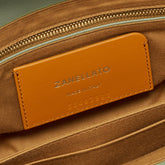 POSTINA® BABY BAG IN AMORETTO GREEN SPINOSO LEATHER | Zanellato