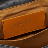 DOTTA® BABY CACTUS BLACK CRATER LEATHER BAG | Zanellato