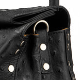 DOTTA® SMALL CACTUS BLACK CRATER LEATHER BAG | Zanellato