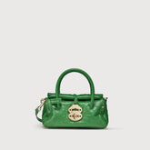 DOTTA® BABY LEATHER BAG IN CACTUS GREEN CORTE DEI GRECI | Zanellato