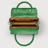 DOTTA® BABY LEATHER BAG IN CACTUS GREEN CORTE DEI GRECI | Zanellato
