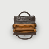 DOTTA® BABY IN BROWN ESPRESSO PRINTED LEATHER | Zanellato