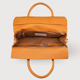 BORSA DOTTA® EXTRA LARGE IN PELLE MARTELLATA ORANGE DEL DOGE - Orange Del Doge | Zanellato