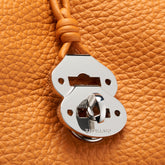 BORSA DOTTA® EXTRA LARGE IN PELLE MARTELLATA ORANGE DEL DOGE - Orange Del Doge | Zanellato