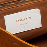 BORSA DOTTA® EXTRA LARGE IN PELLE MARTELLATA ORANGE DEL DOGE - Orange Del Doge | Zanellato
