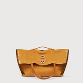 BORSA A'SPASSO® MEDIUM IN NABUK BROWN BRANDY - A' Spasso® | Zanellato