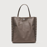 A'SPASSO® MEDIUM BAG IN SMOOTH BROWN GIANDUIOTTO LEATHER - A' Spasso® | Zanellato