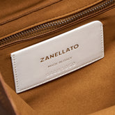 BORSA A'SPASSO® MEDIUM IN PELLE LISCIA BROWN SANDALO - Brown Sandalo | Zanellato