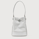 MONDA'® SMALL BAG IN HAMMERED GREY CARRARA LEATHER | Zanellato