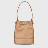 BORSA MONDA'® SMALL IN PELLE MARTELLATA BROWN CANTUCCI - Borse a Spalla | Zanellato