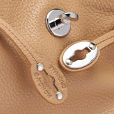 MONDA'® SMALL IN HAMMERED LEATHER BAG BROWN CANTUCCI | Zanellato