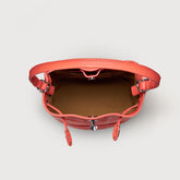 BORSA MONDA'® SMALL IN PELLE MARTELLATA RED REGGIANA | Zanellato