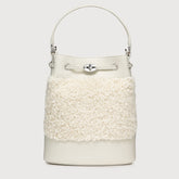 BORSA MONDA'® SMALL IN TESSUTO WHITE MERINOS - Borse Autunno Inverno | Zanellato
