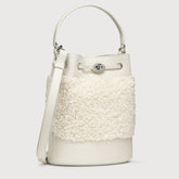 BORSA MONDA'® SMALL IN TESSUTO WHITE MERINOS - Borse Autunno Inverno | Zanellato