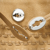 MONDA'® SMALL BAG IN MUSIVA SUEDE BEIGE IVORY | Zanellato