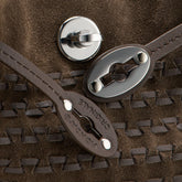 MONDA'® SMALL BAG IN MUSIVA SUEDE BROWN NOUGAT | Zanellato