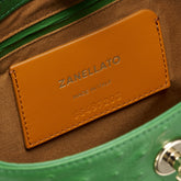 MONDA'® SMALL LEATHER BAG CACTUS GREEN CORTE DEI GRECI | Zanellato