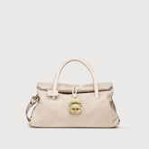 BORSA DOTTA® SMALL IN NABUK BEIGE MALVA - Dotta® | Zanellato