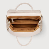 SMALL DOTTA® BAG IN NUBUCK BEIGE MALVA - Beige Malva | Zanellato