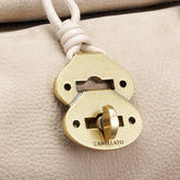 SMALL DOTTA® BAG IN NUBUCK BEIGE MALVA - Beige Malva | Zanellato