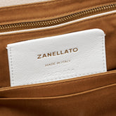 SMALL DOTTA® BAG IN NUBUCK BEIGE MALVA - Beige Malva | Zanellato