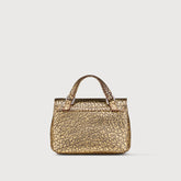 BABY POSTINA® BAG IN LAMINATED LEATHER GOLD MIDA - Gold Mita | Zanellato