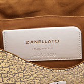 BABY POSTINA® BAG IN LAMINATED LEATHER GOLD MIDA - Gold Mita | Zanellato