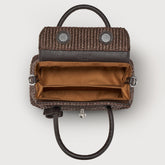 DOTTA® BABY BAG IN BROWN UNDERGROUND WICKER | Zanellato