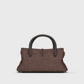 DOTTA® SMALL BAG IN BROWN UNDERGROUND WICKER | Zanellato