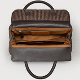 DOTTA® SMALL BAG IN BROWN UNDERGROUND WICKER | Zanellato