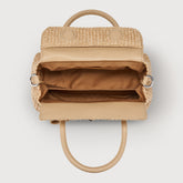 BORSA DOTTA® BABY IN VIMINI BEIGE PAPRIKA DOLCE | Zanellato