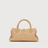 BORSA DOTTA® SMALL IN VIMINI BEIGE PAPRIKA DOLCE | Zanellato