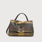 SMALL POSTINA® BAG IN SMOOTH LEATHER GREEN PRUNNO - Green Prunno | Zanellato